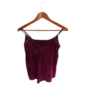 Lucky Brand Womens Velvet Sleeveless Cami Top M